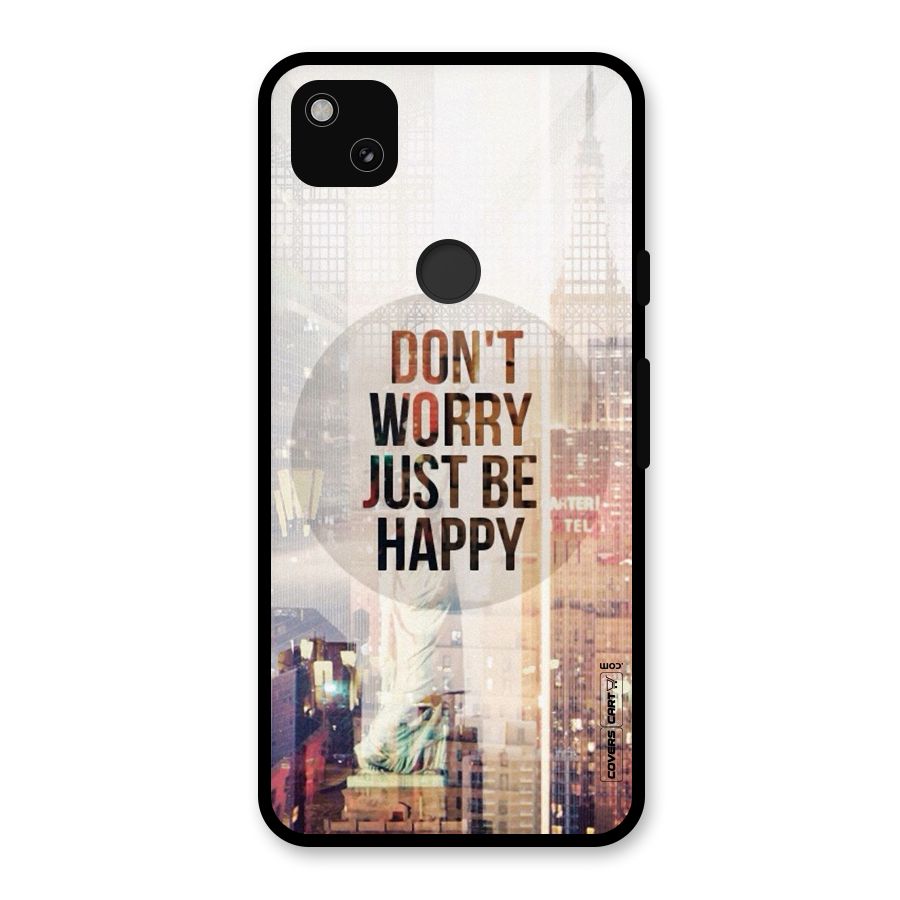 Feel Lively Glass Back Case for Google Pixel 4a