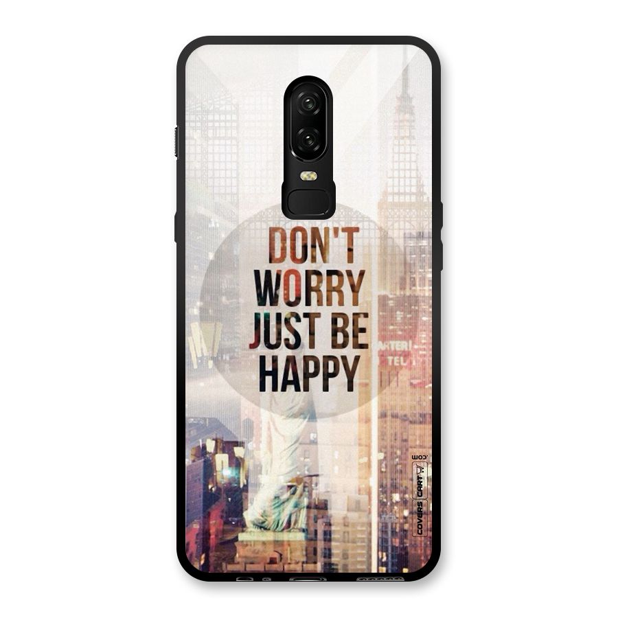 Feel Lively Glass Back Case for OnePlus 6