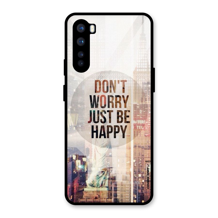 Feel Lively Glass Back Case for OnePlus Nord