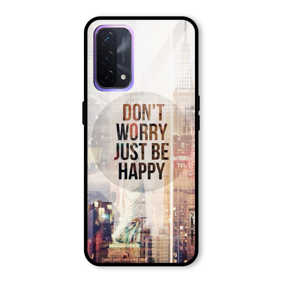 Feel Lively Glass Back Case for Oppo A74 5G
