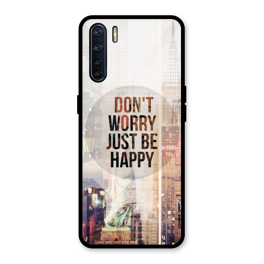 Feel Lively Glass Back Case for Oppo F15