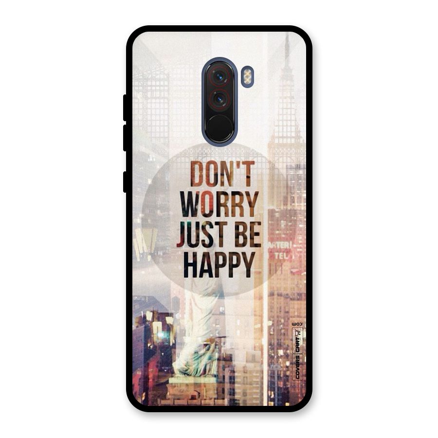 Feel Lively Glass Back Case for Poco F1