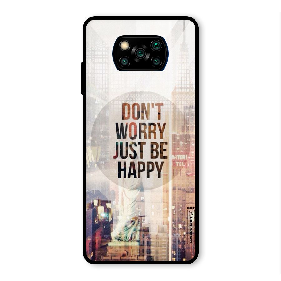 Feel Lively Glass Back Case for Poco X3 Pro