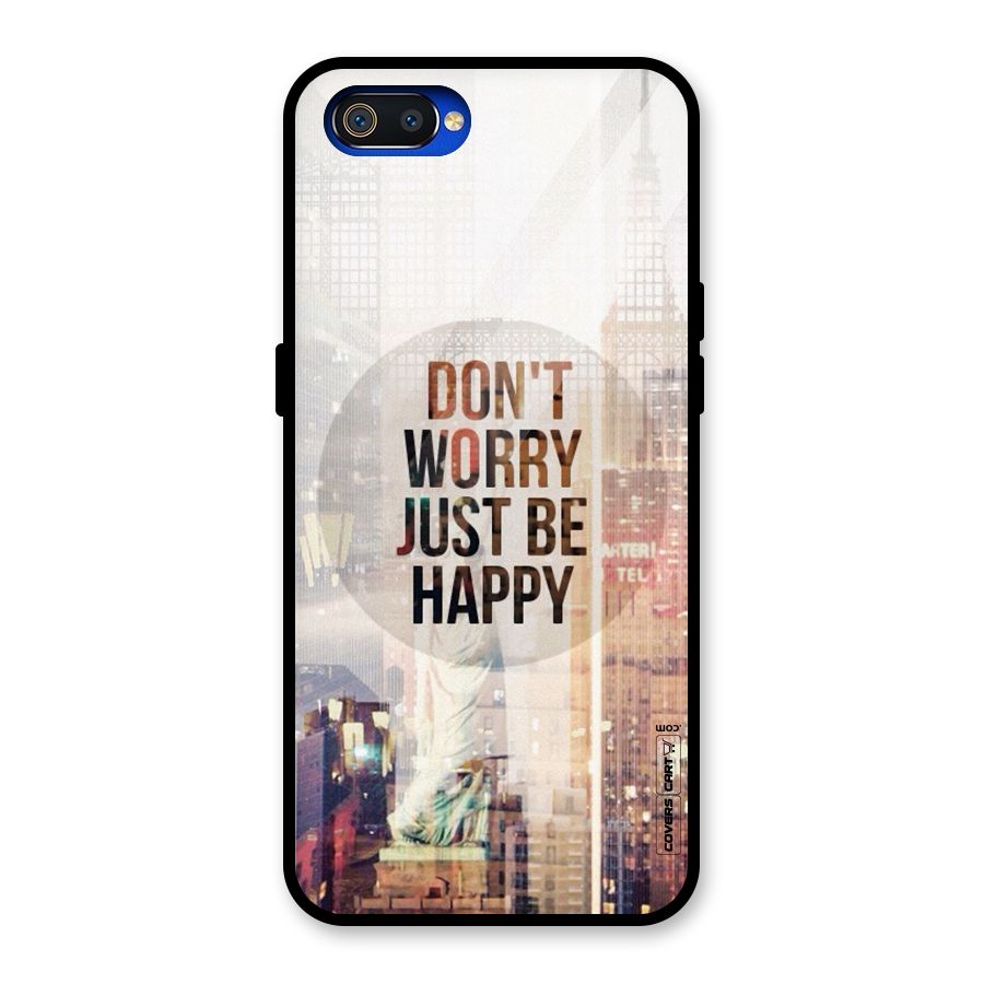 Feel Lively Glass Back Case for Realme C2