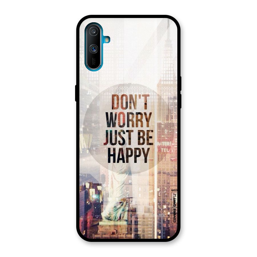 Feel Lively Glass Back Case for Realme C3