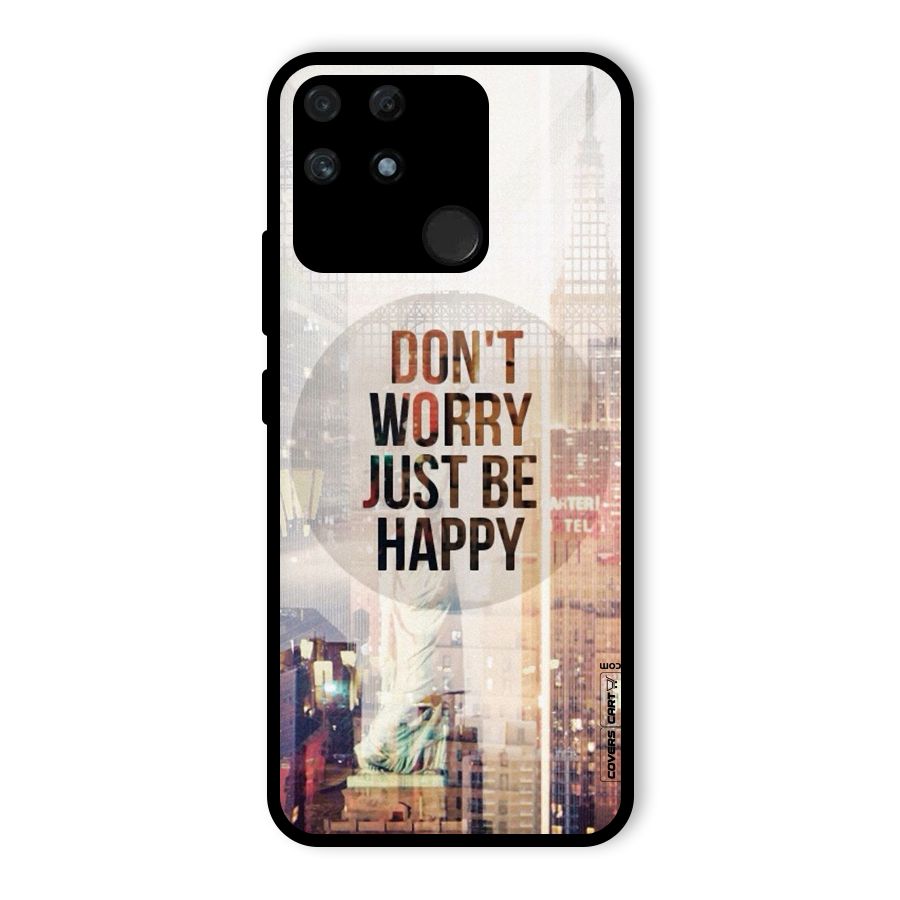 Feel Lively Glass Back Case for Realme Narzo 50A