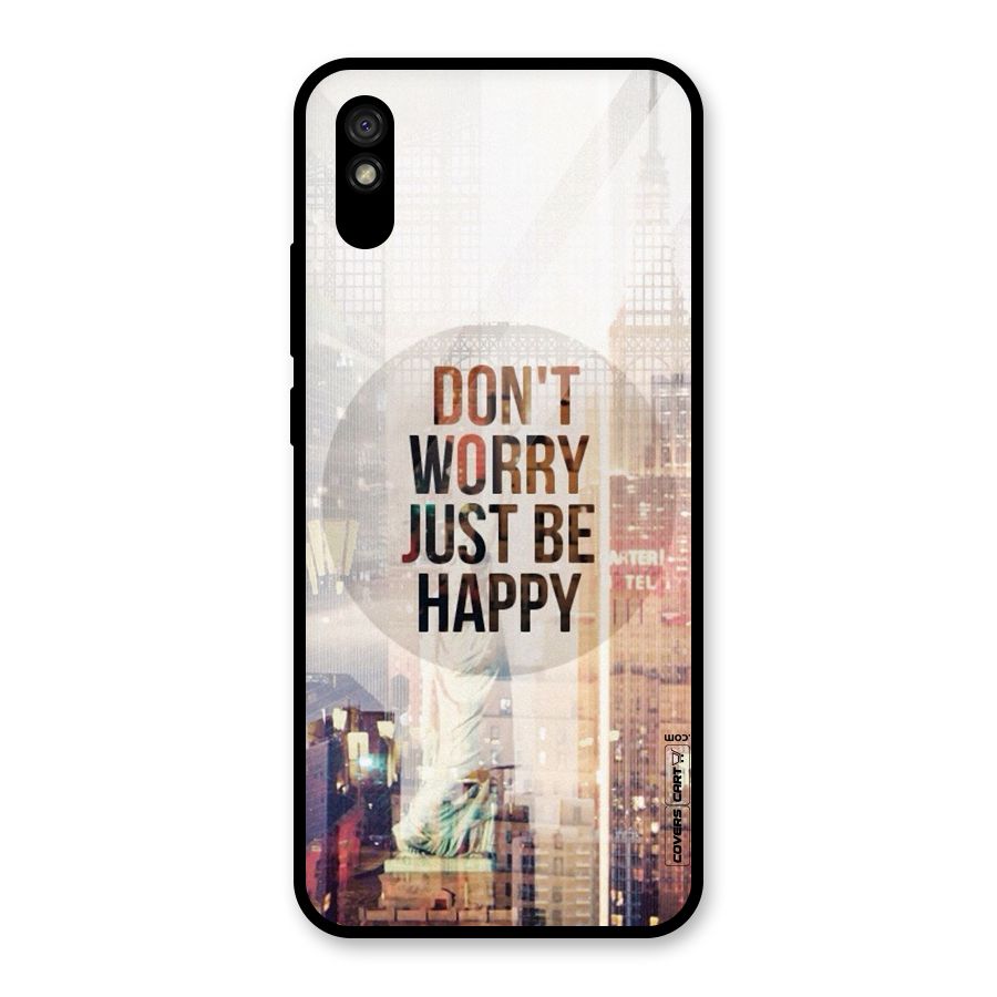 Feel Lively Glass Back Case for Redmi 9A