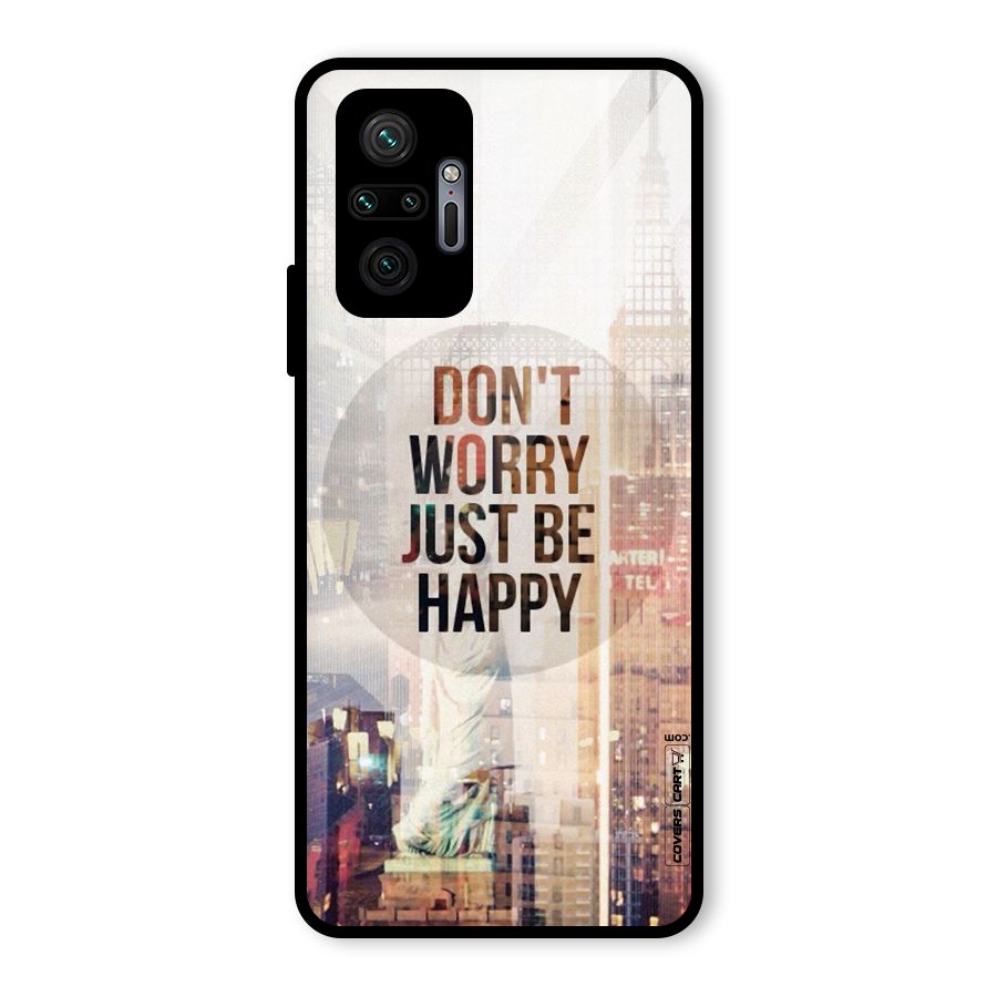 Feel Lively Glass Back Case for Redmi Note 10 Pro