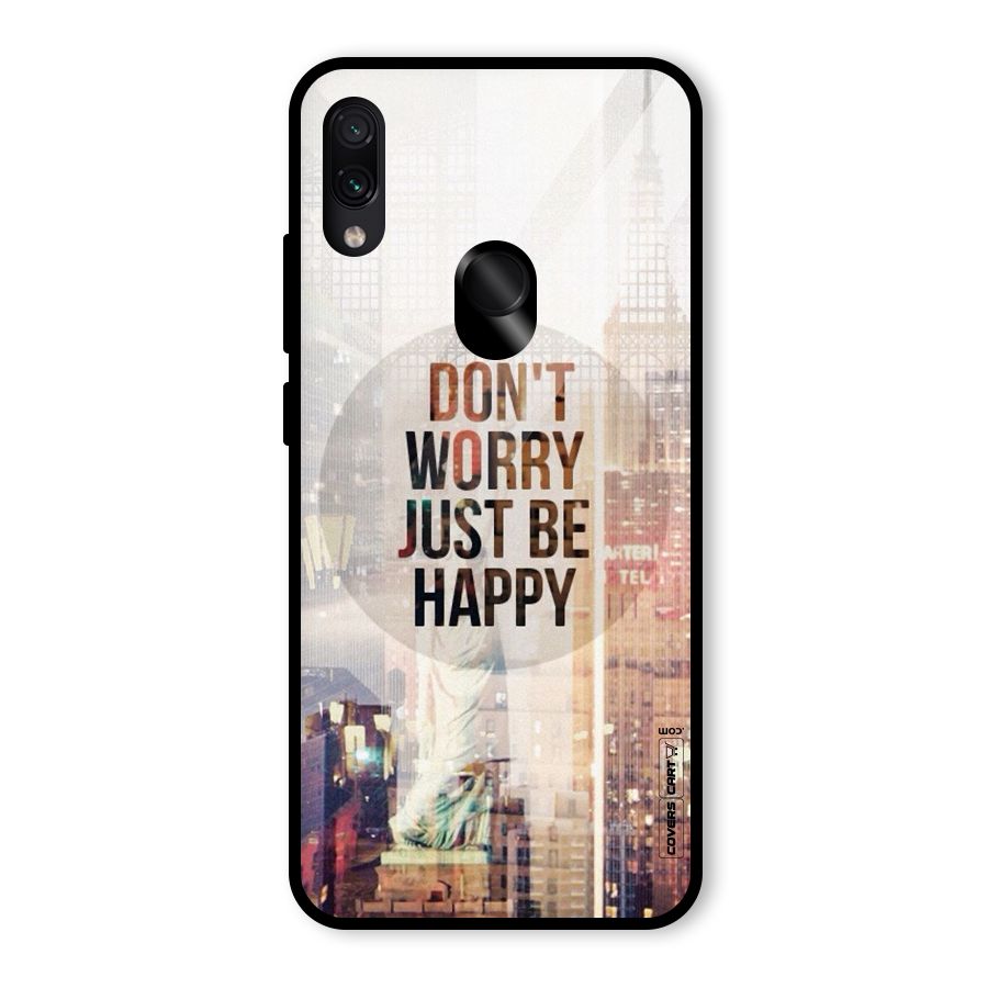 Feel Lively Glass Back Case for Redmi Note 7 Pro
