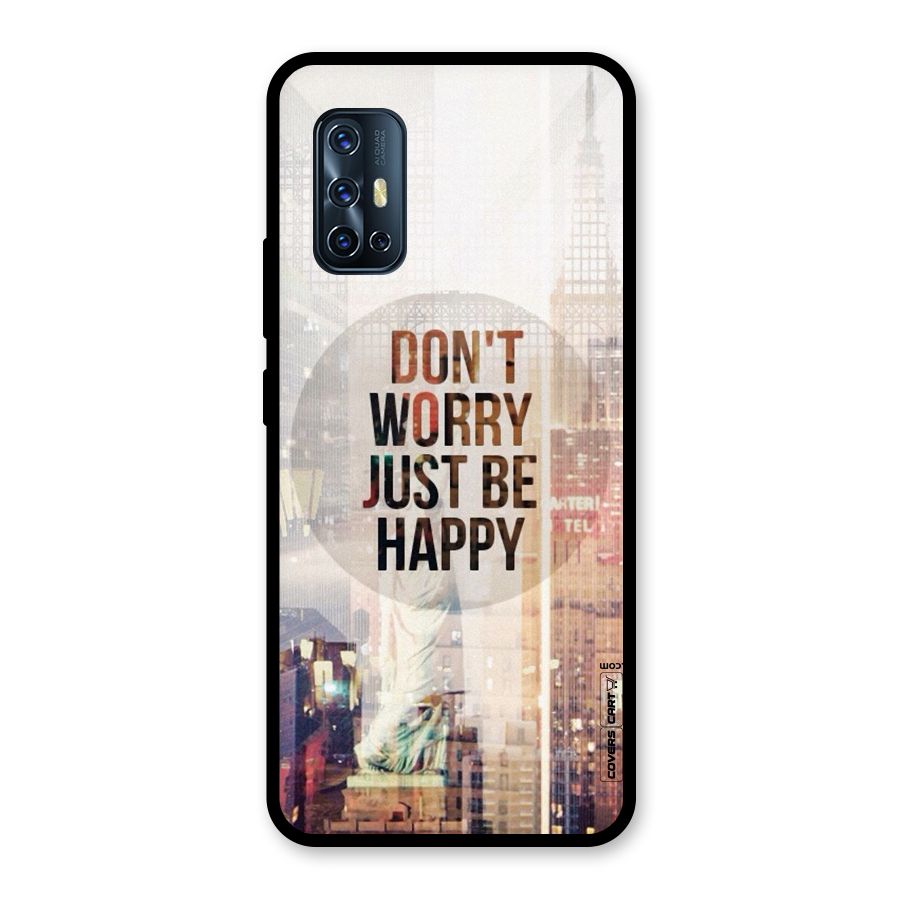 Feel Lively Glass Back Case for Vivo V17