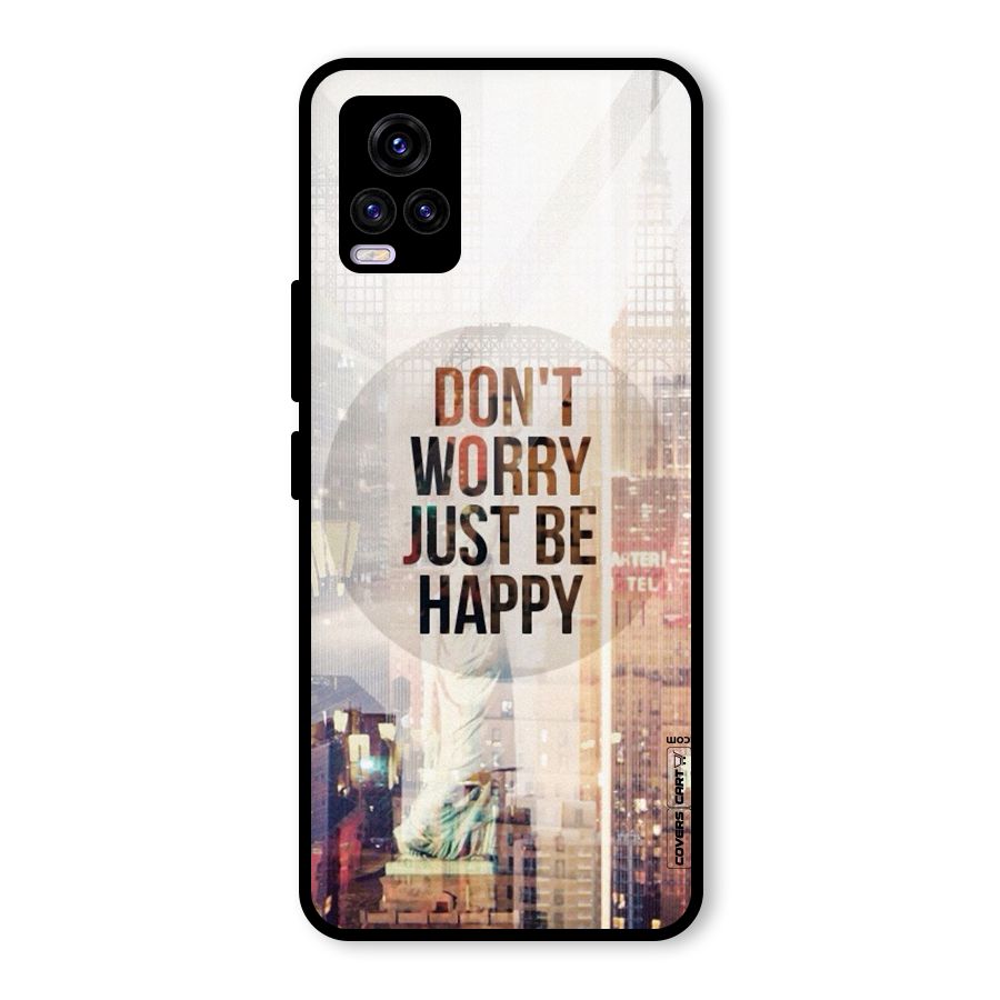 Feel Lively Glass Back Case for Vivo V20