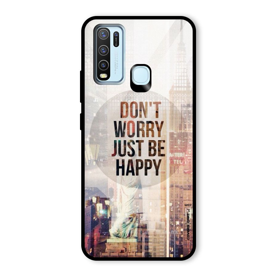 Feel Lively Glass Back Case for Vivo Y30