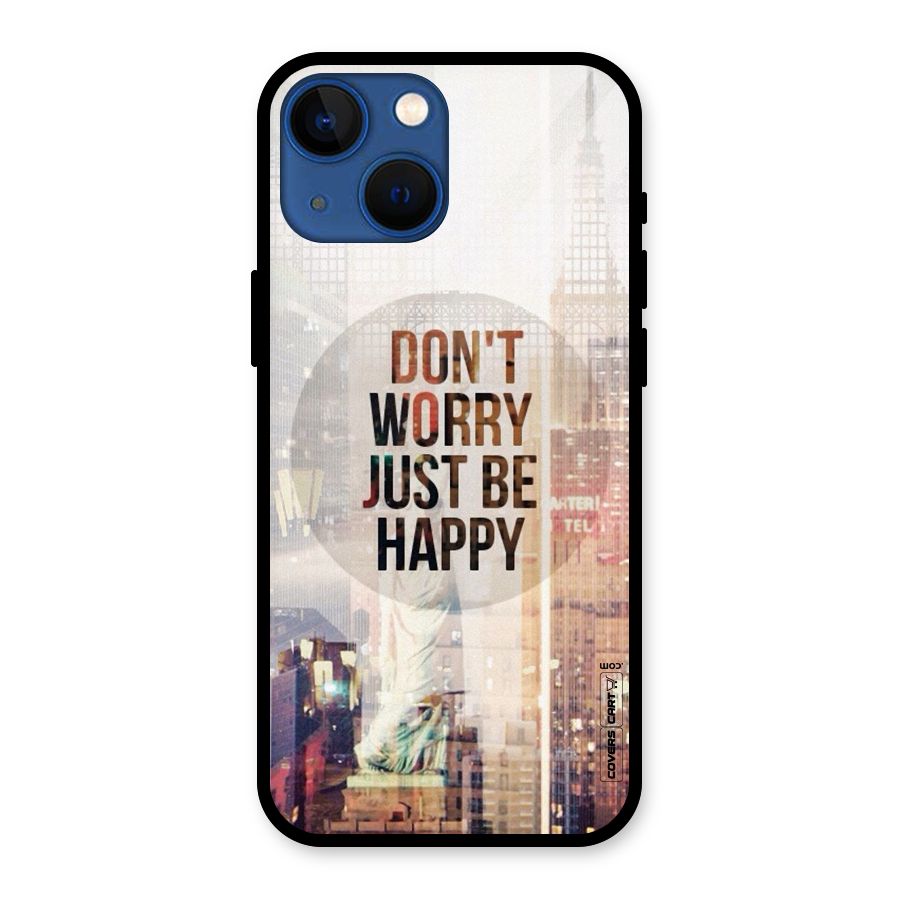 Feel Lively Glass Back Case for iPhone 13 Mini