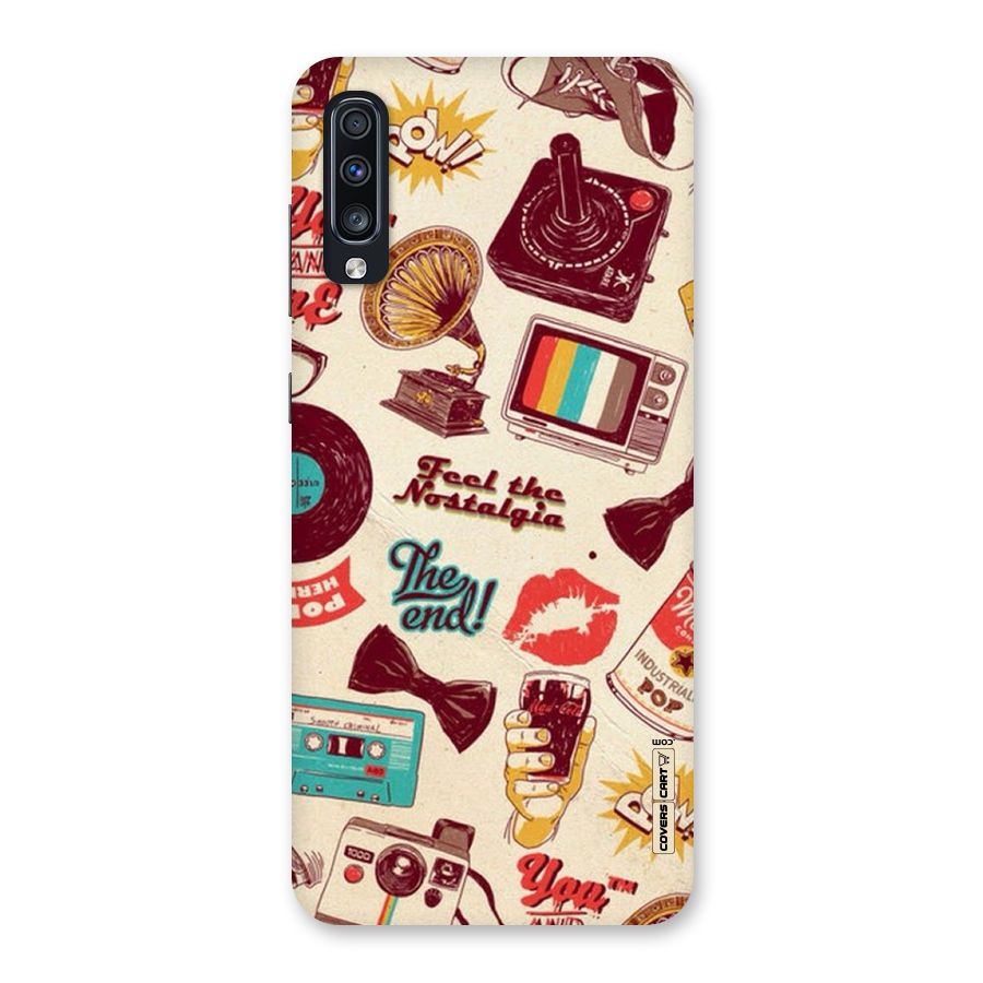 Feel The Nostalgia Back Case for Galaxy A70
