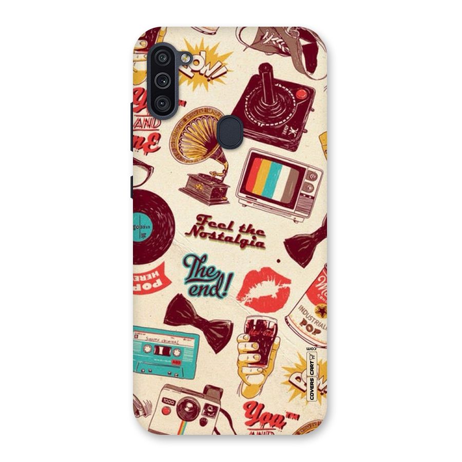 Feel The Nostalgia Back Case for Galaxy M11