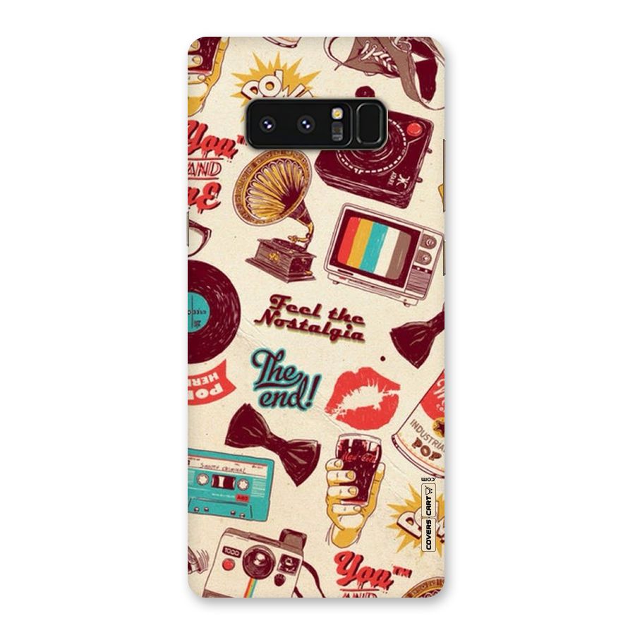 Feel The Nostalgia Back Case for Galaxy Note 8