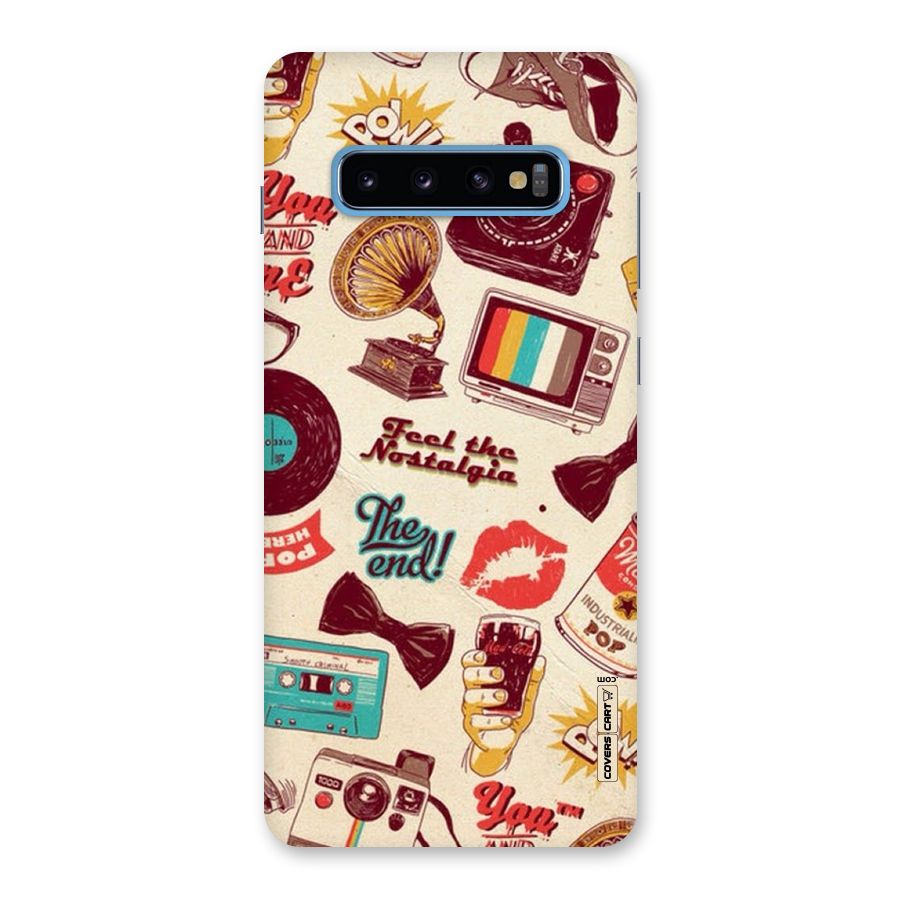 Feel The Nostalgia Back Case for Galaxy S10 Plus