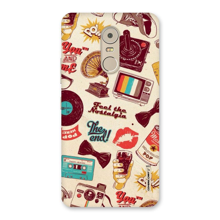 Feel The Nostalgia Back Case for Lenovo K6 Note