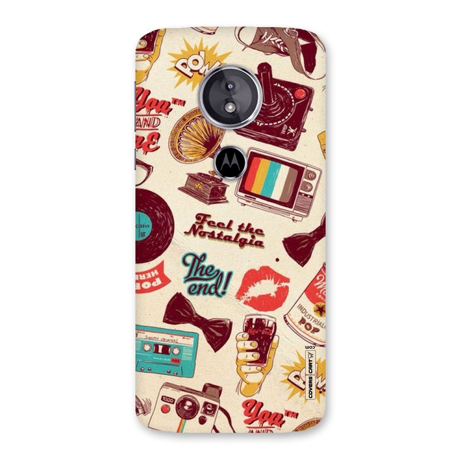 Feel The Nostalgia Back Case for Moto E5