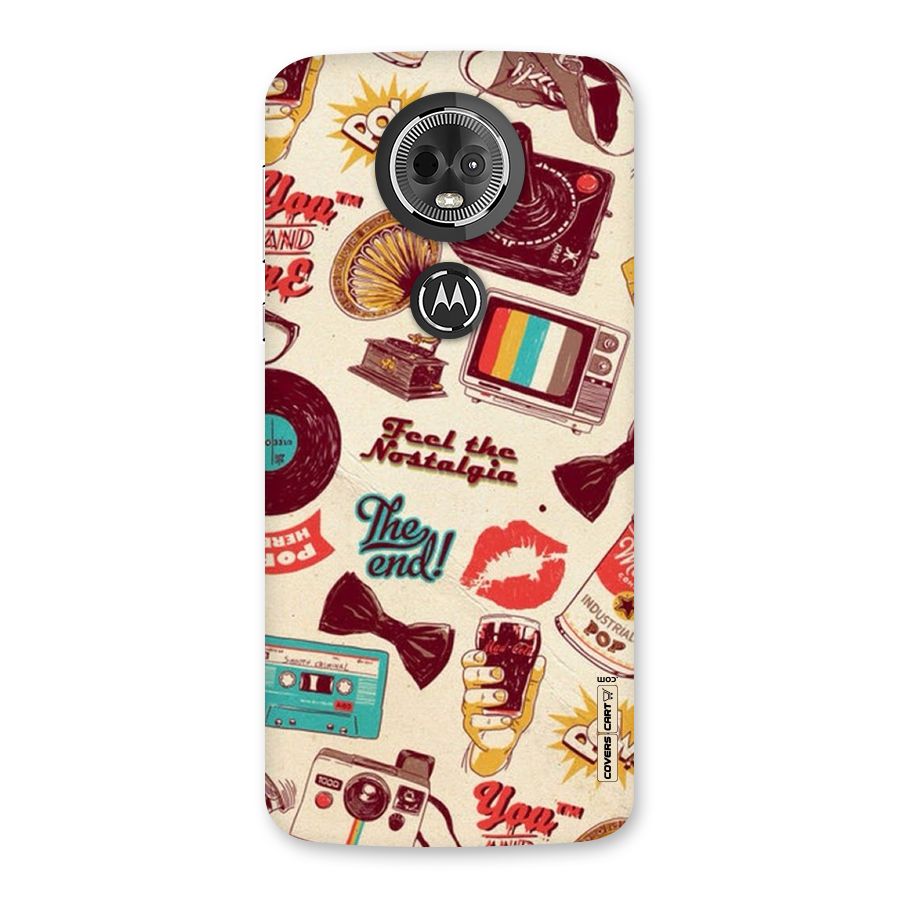 Feel The Nostalgia Back Case for Moto E5 Plus