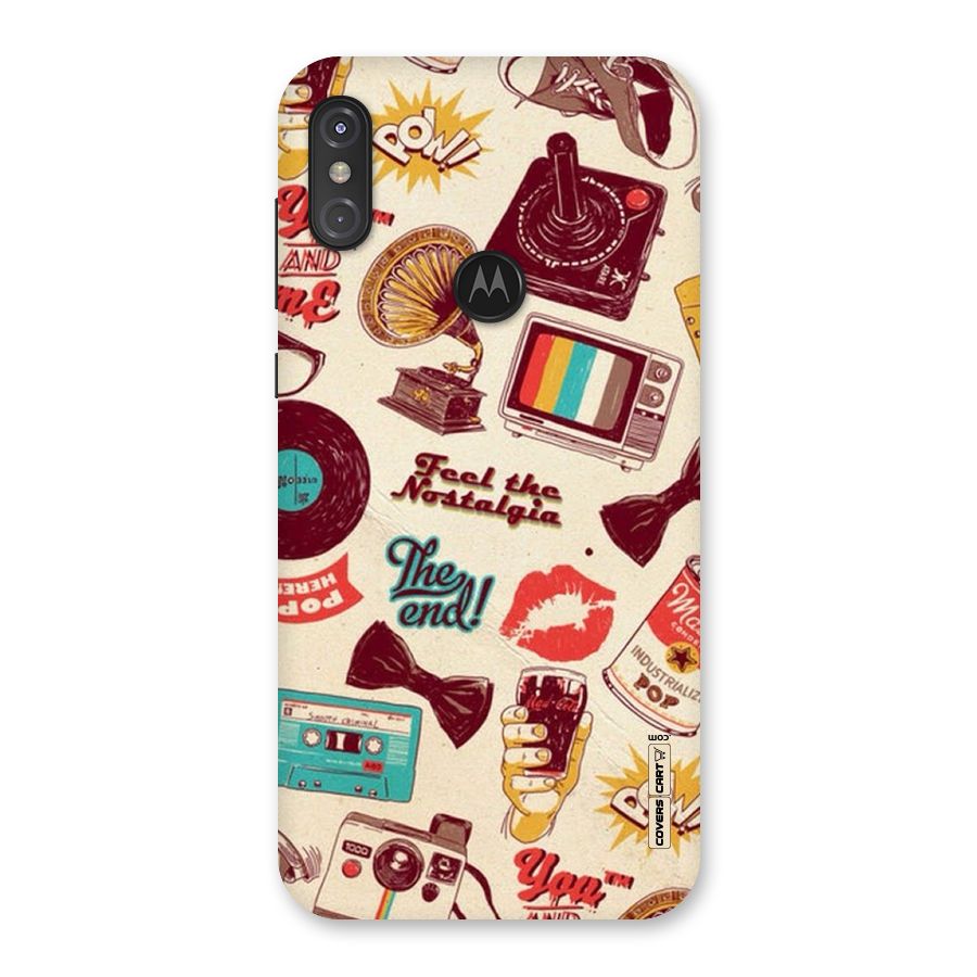 Feel The Nostalgia Back Case for Motorola One Power