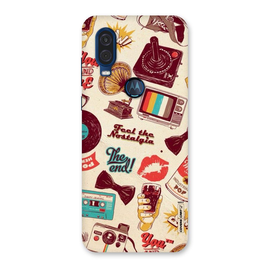 Feel The Nostalgia Back Case for Motorola One Vision