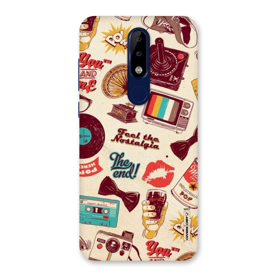 Feel The Nostalgia Back Case for Nokia 5.1 Plus