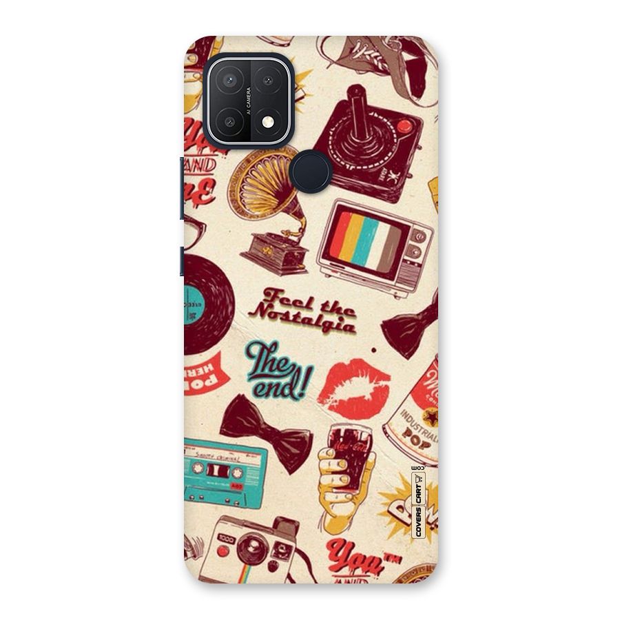 Feel The Nostalgia Back Case for Oppo A15