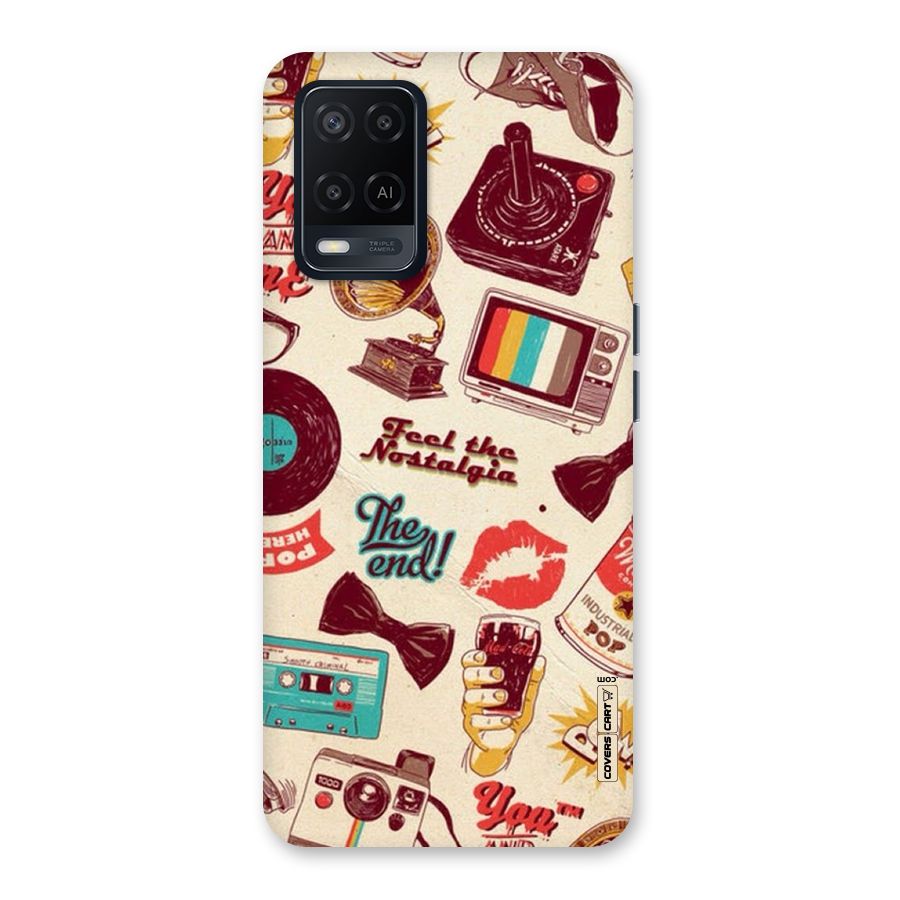 Feel The Nostalgia Back Case for Oppo A54