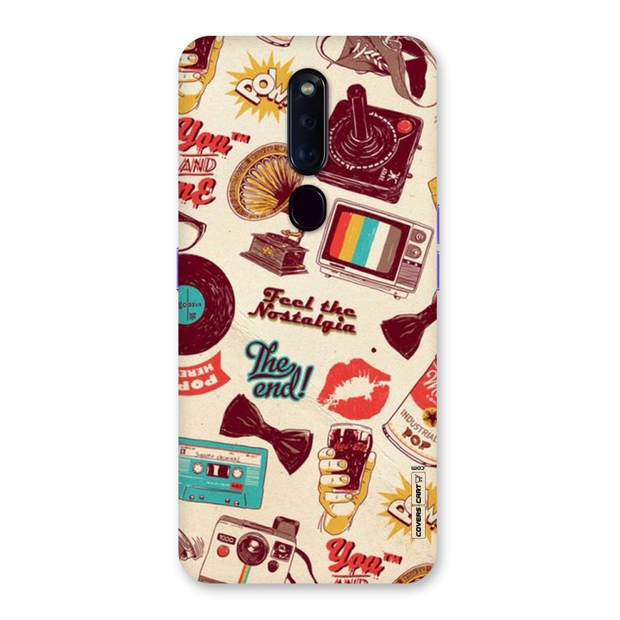 Feel The Nostalgia Back Case for Oppo F11 Pro