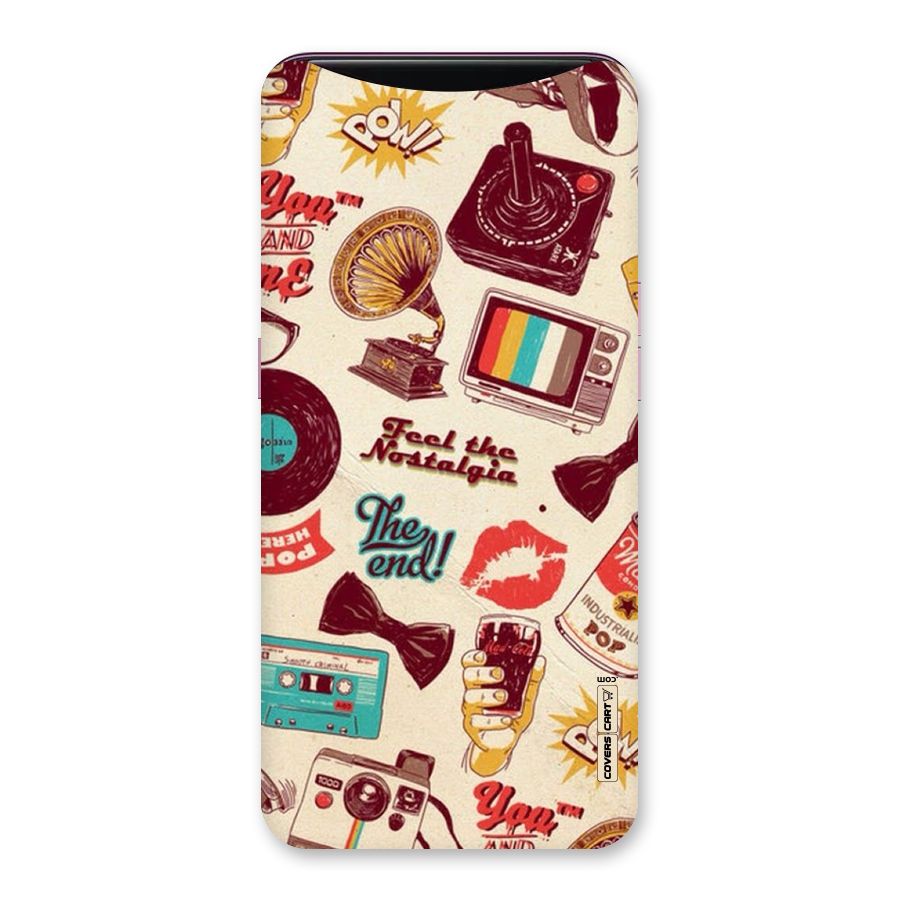 Feel The Nostalgia Back Case for Oppo Find X