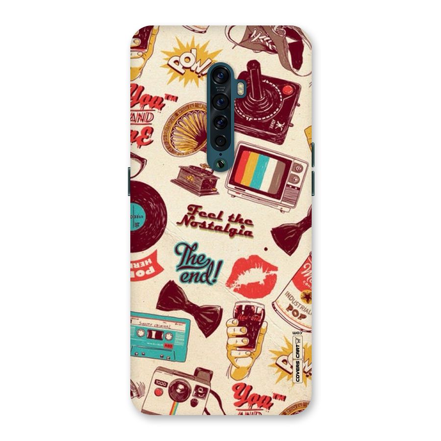Feel The Nostalgia Back Case for Oppo Reno2