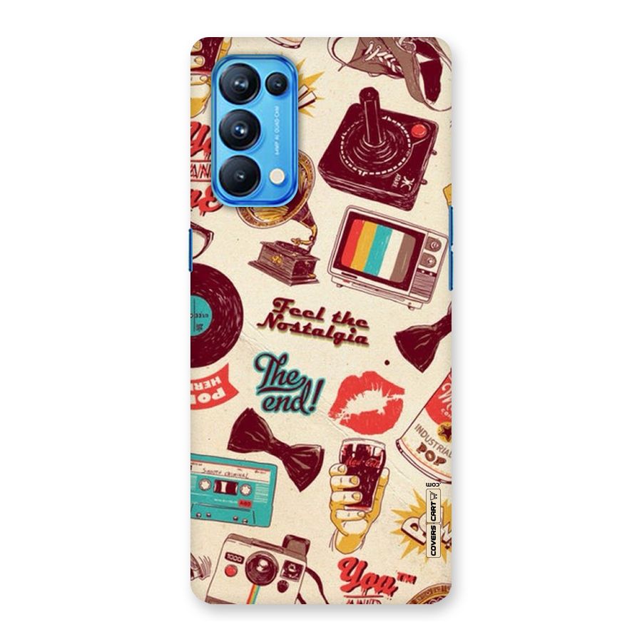 Feel The Nostalgia Back Case for Oppo Reno5 Pro 5G
