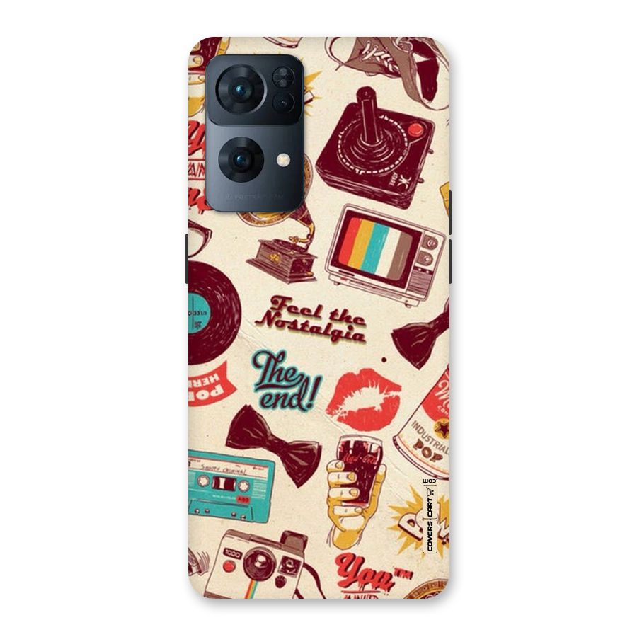 Feel The Nostalgia Back Case for Oppo Reno7 Pro 5G