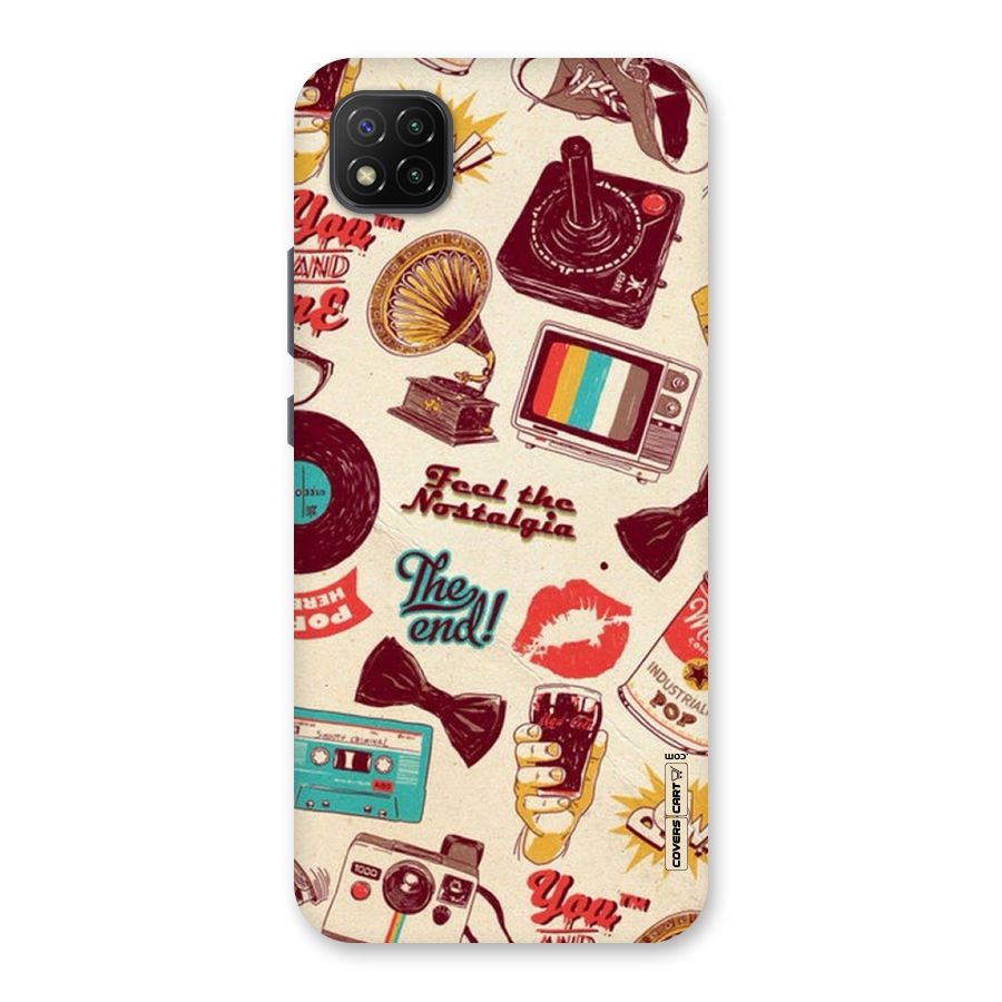 Feel The Nostalgia Back Case for Poco C3