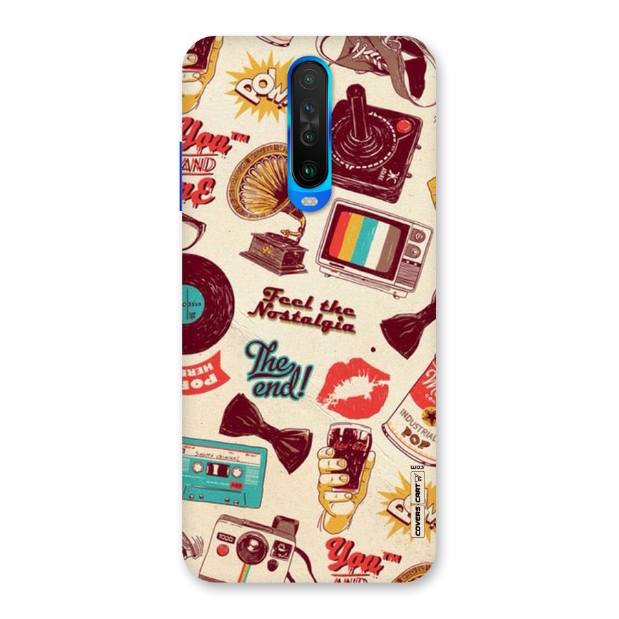 Feel The Nostalgia Back Case for Poco X2