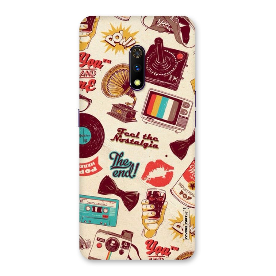 Feel The Nostalgia Back Case for Realme X