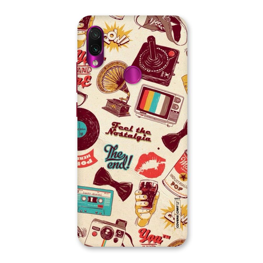 Feel The Nostalgia Back Case for Redmi Note 7 Pro