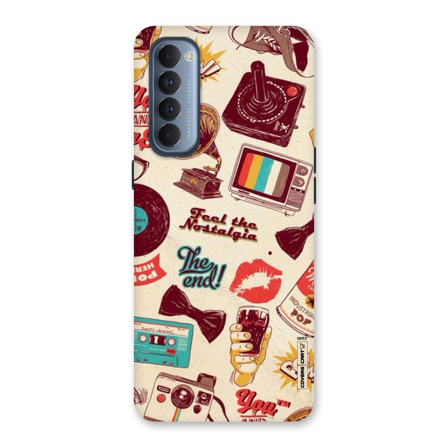 Feel The Nostalgia Back Case for Reno4 Pro