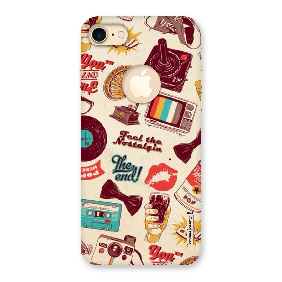 Feel The Nostalgia Back Case for iPhone 7 Logo Cut