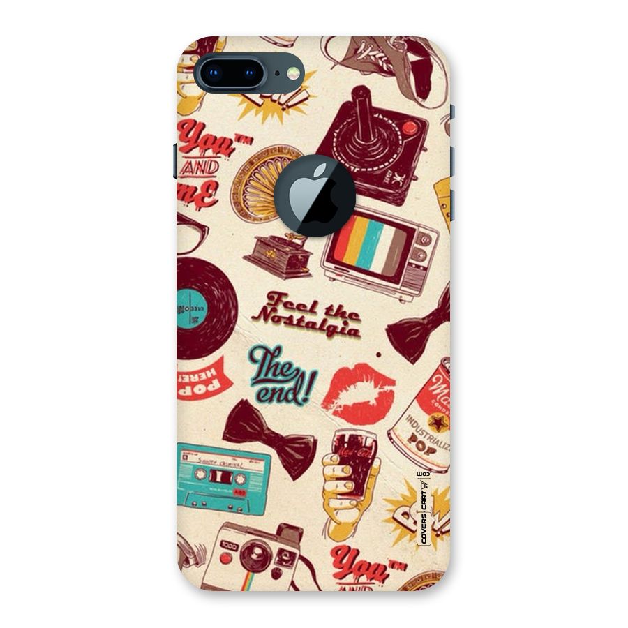 Feel The Nostalgia Back Case for iPhone 7 Plus Logo Cut