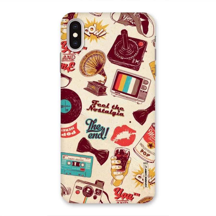 Feel The Nostalgia Back Case for iPhone XS Max