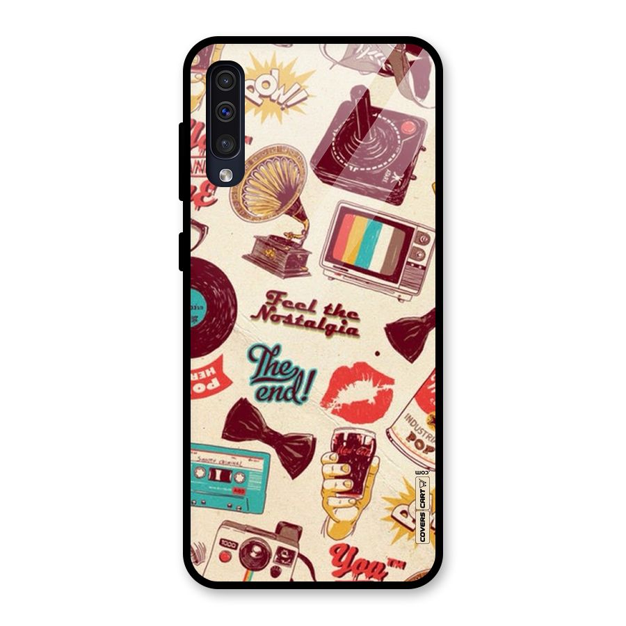 Feel The Nostalgia Glass Back Case for Galaxy A50