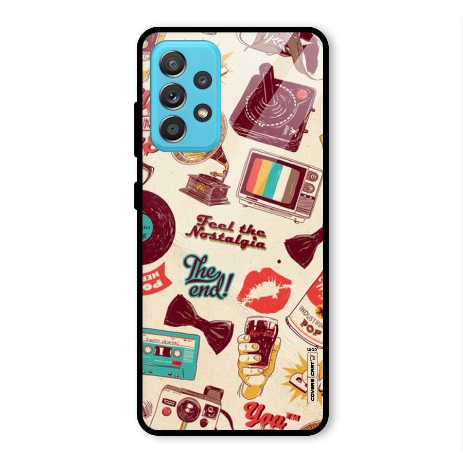 Feel The Nostalgia Glass Back Case for Galaxy A52