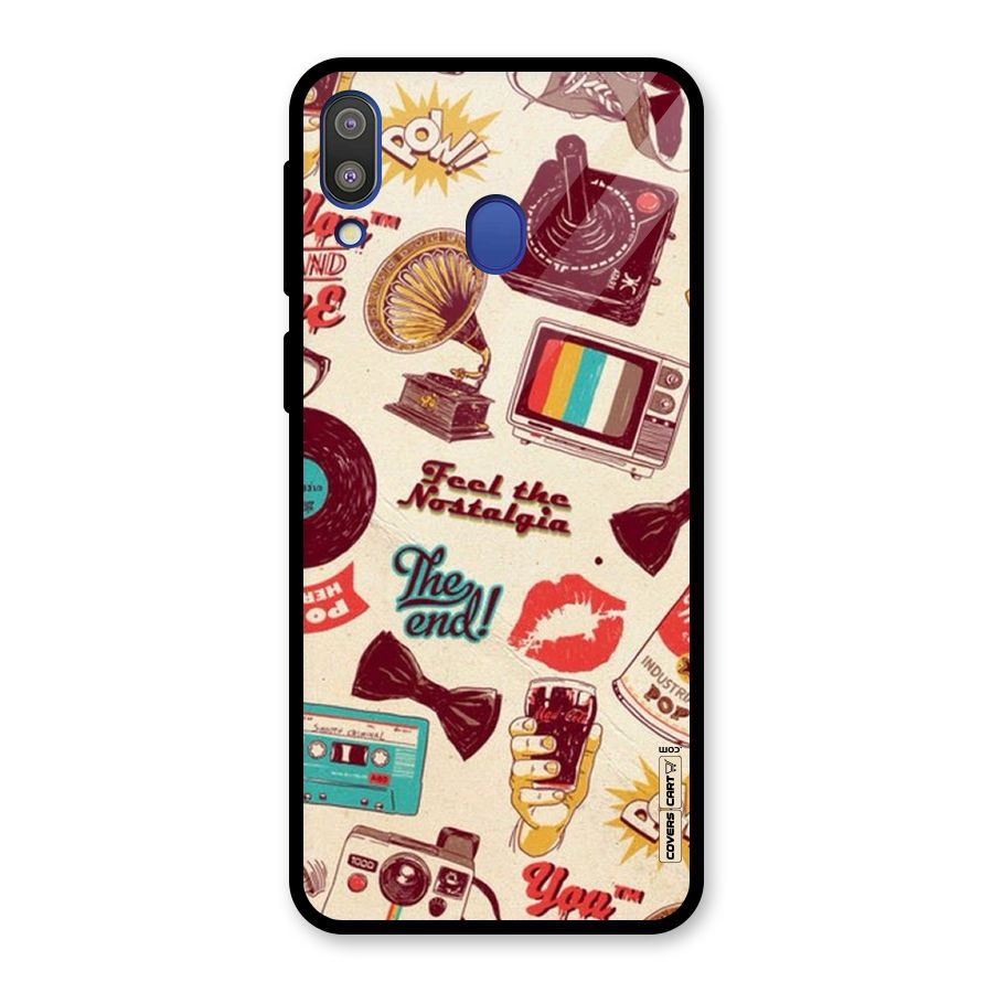 Feel The Nostalgia Glass Back Case for Galaxy M20