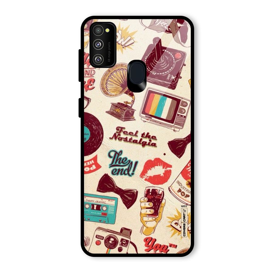 Feel The Nostalgia Glass Back Case for Galaxy M30s