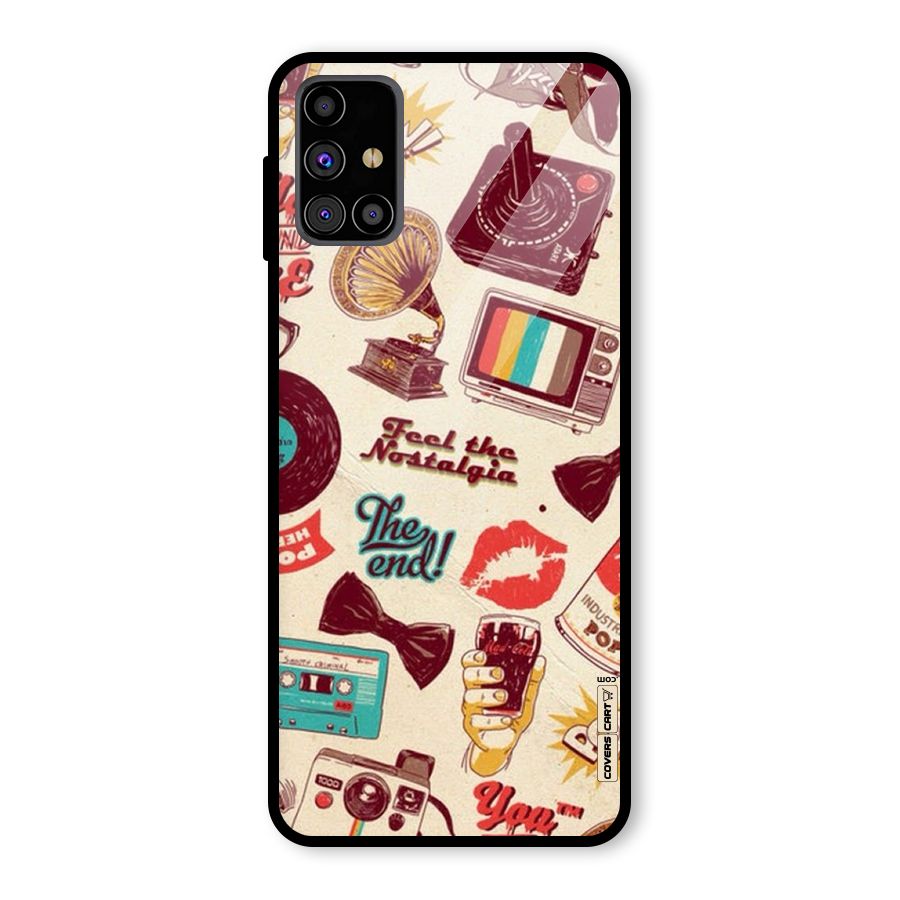 Feel The Nostalgia Glass Back Case for Galaxy M31s