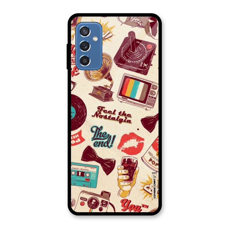 Feel The Nostalgia Glass Back Case for Galaxy M52 5G