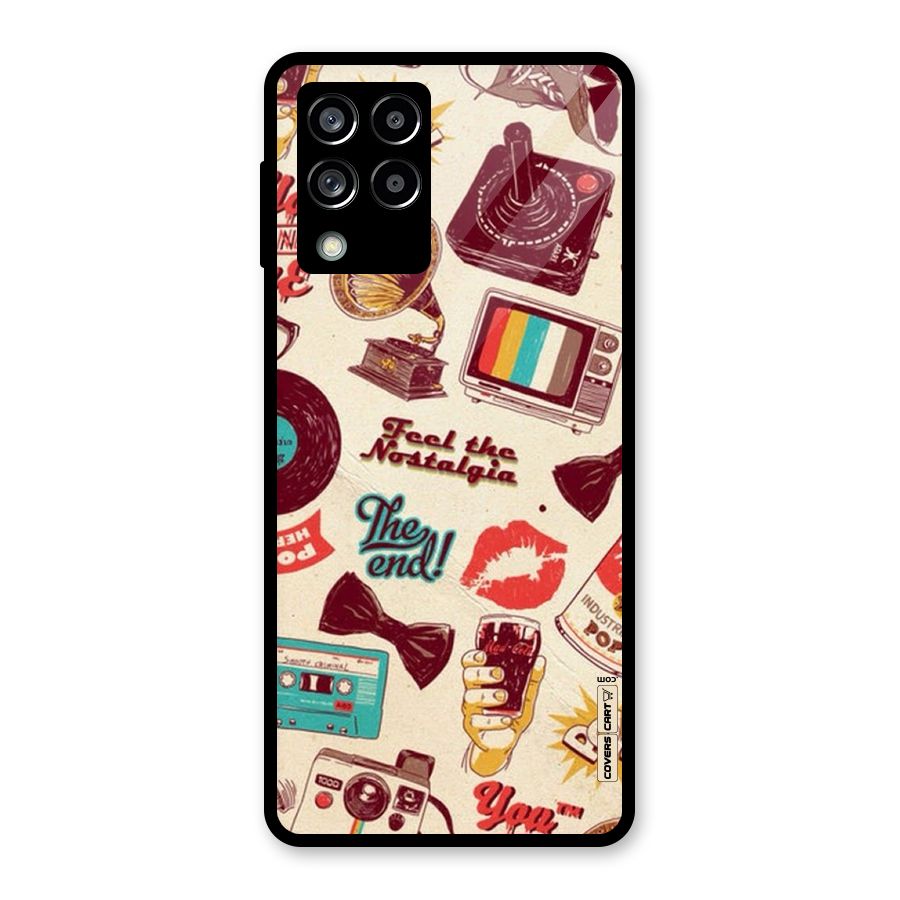 Feel The Nostalgia Glass Back Case for Galaxy M53 5G