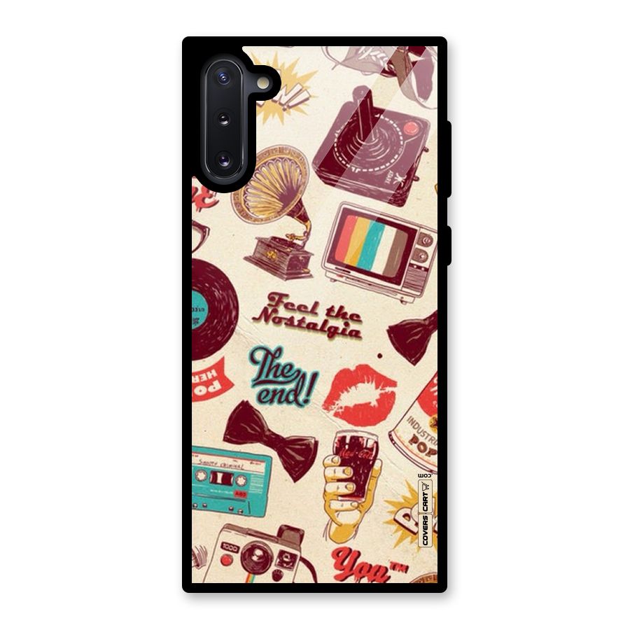 Feel The Nostalgia Glass Back Case for Galaxy Note 10